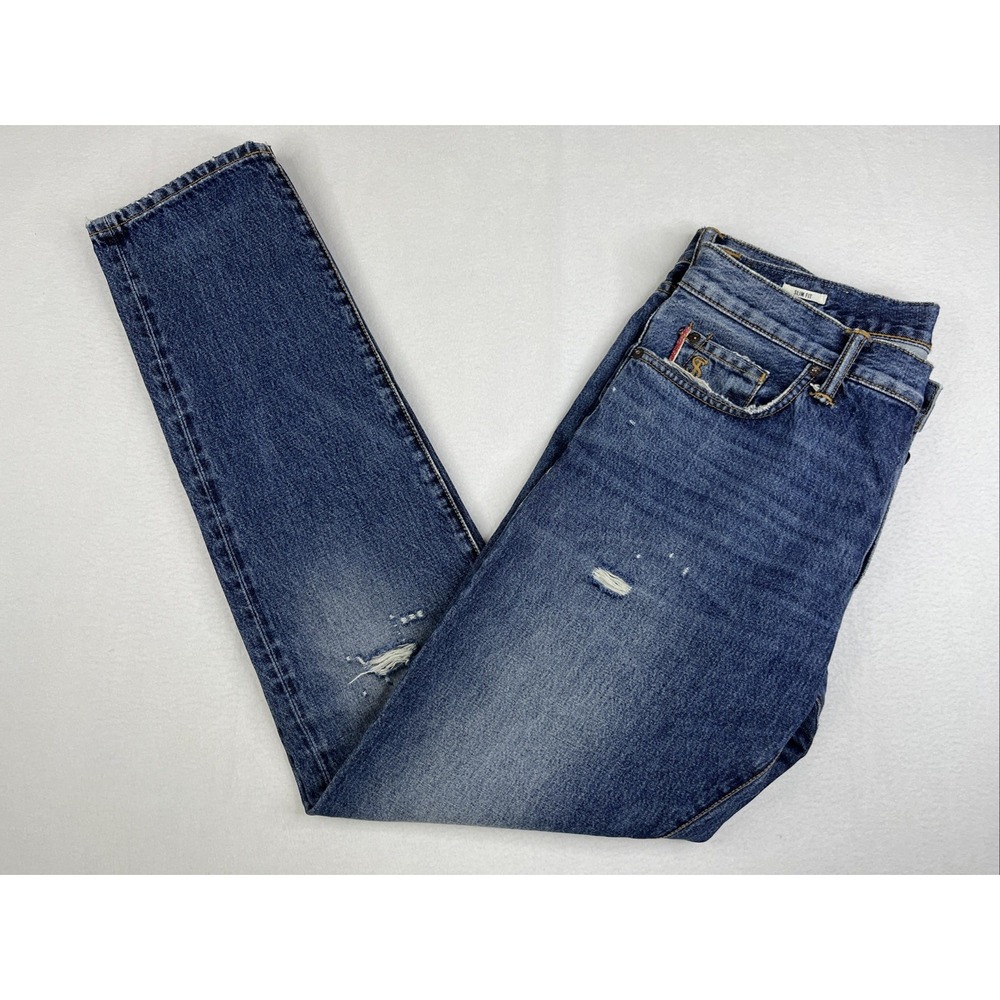 Todd Snyder Mens 31x32 Blue Selvedge Slim Fit Jeans Made In USA Button Fly
